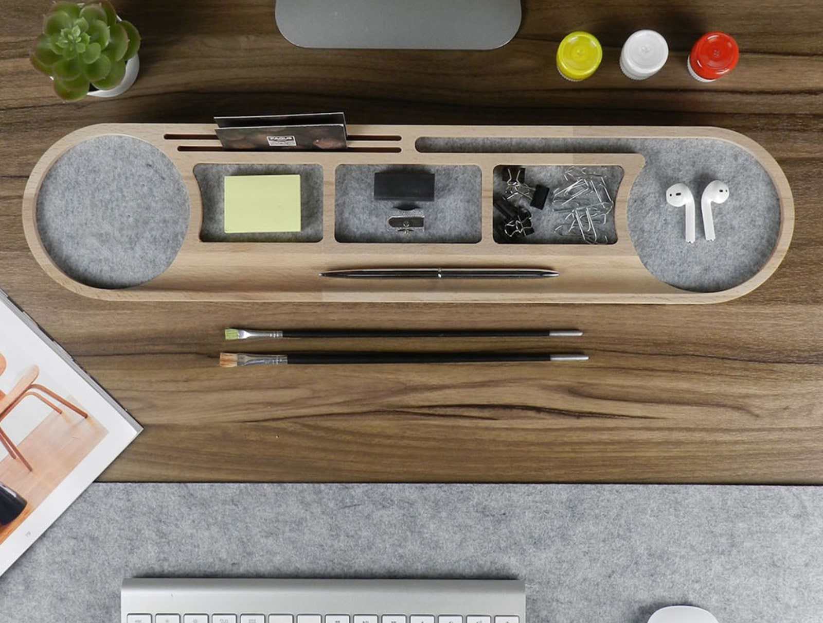 Wooden Office Accessories, Desk Organizers